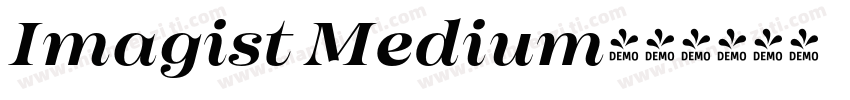 Imagist Medium字体转换